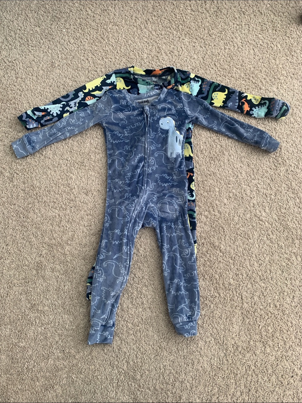 Mick Mack Dinosaur zipper 2t pajamas